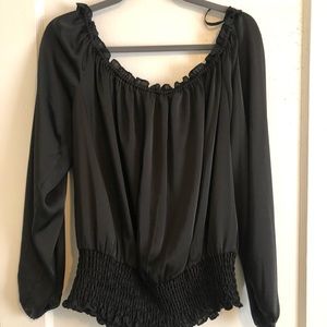 Michael Kors black off the shoulder top